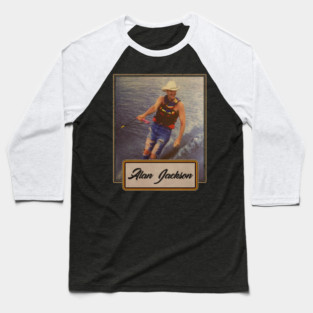 Alan jackson, Vintage Baseball T-Shirt