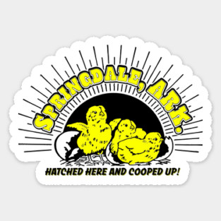 Springdale Chicks Sticker