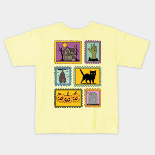 Halloween Stamps Kids T-Shirt