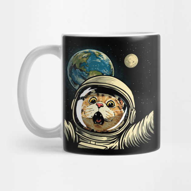 Cat Selfie Astronaut by GoshWow®