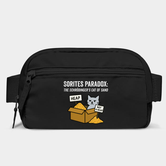 Sorites Paradox: The Schrodinger's Cat of Sand, funny design by Luxinda
