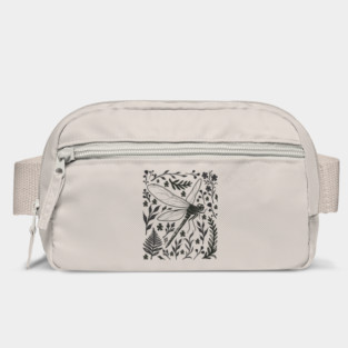 Linocute Dragonfly Bag