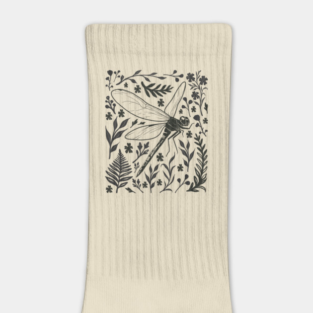 Linocute Dragonfly by GoshWow®