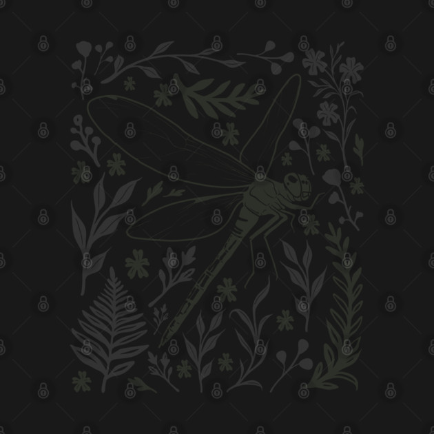 Linocute Dragonfly by GoshWow®