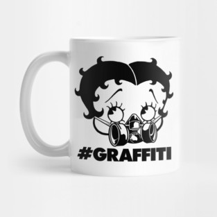 BETTY BOOP - Hashtag Graffiti girl spray paint spray can Mug
