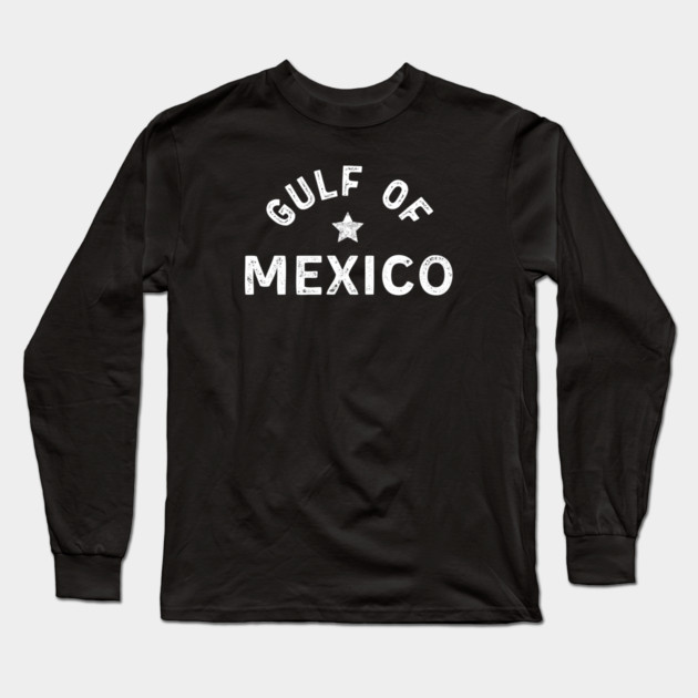 Gulf Of Mexico Long Sleeve T-Shirt by Timeless Chaos