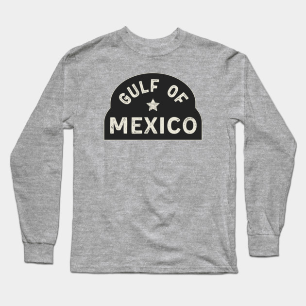 Gulf Of Mexico Long Sleeve T-Shirt by Timeless Chaos