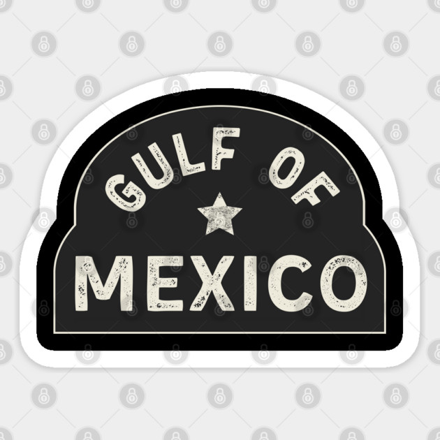 Gulf Of Mexico Sticker by Timeless Chaos