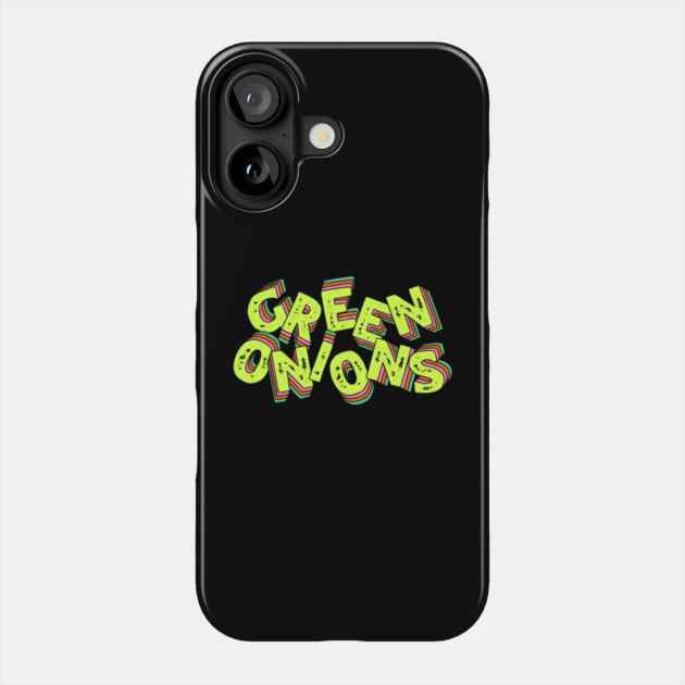 Green Onions Phone Case by Timeless Chaos
