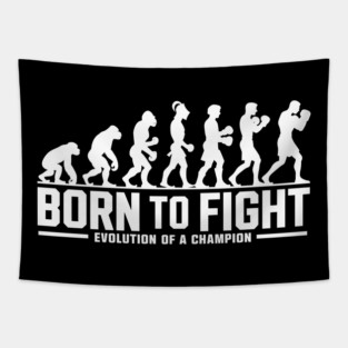 Born to Fight Evolution of a Champion Tapestry