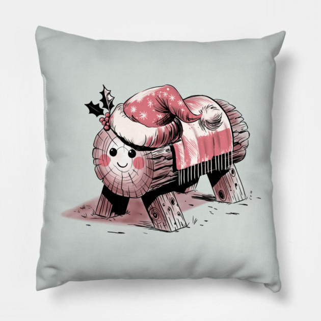 Tió de Nadal Pillow by H. R. Sinclair