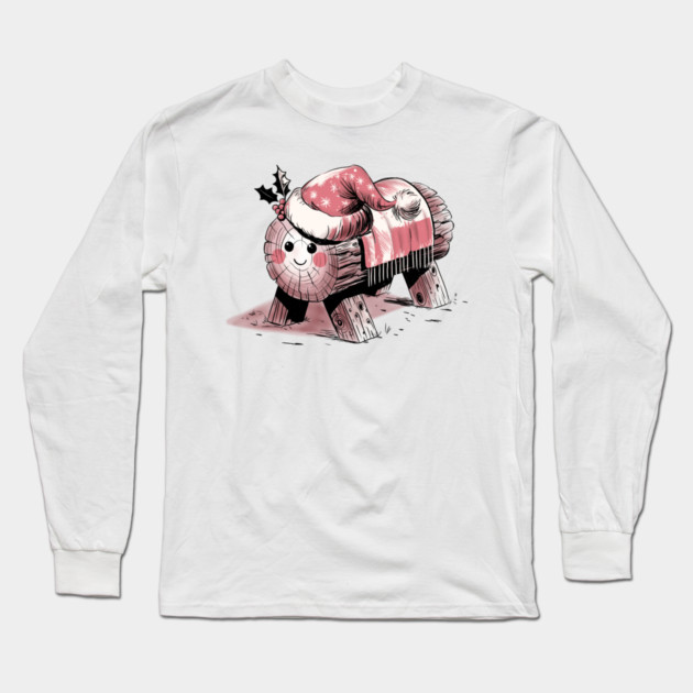 Tió de Nadal Long Sleeve T-Shirt by H. R. Sinclair