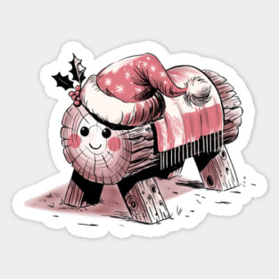 Tió de Nadal Sticker