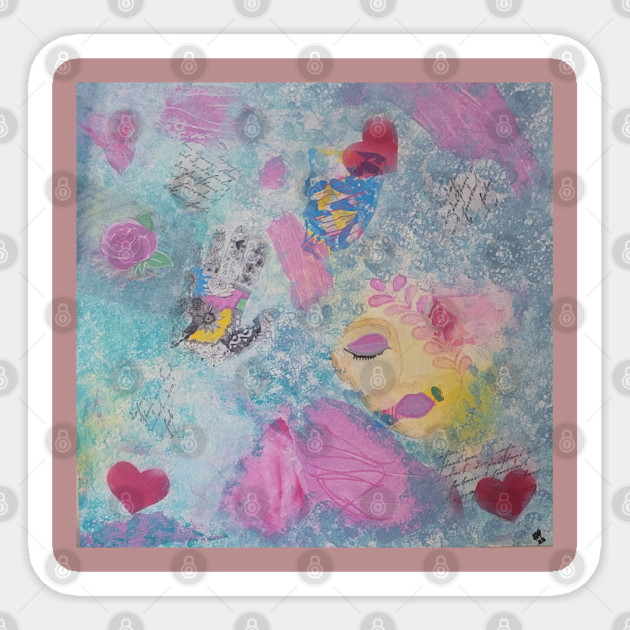 Love Sticker by Kristonya Art