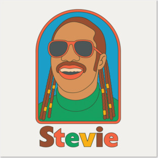 Stevie Wonder Retro Fan Art Posters and Art