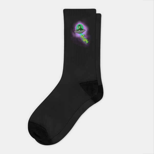 spacemonkey Socks by John Wigger