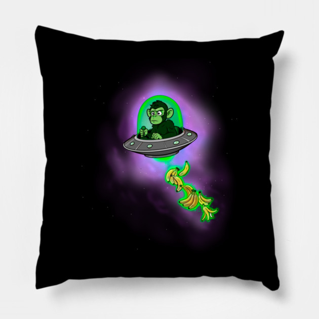 spacemonkey Pillow by John Wigger