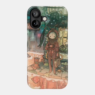 Underwater city Phone Case