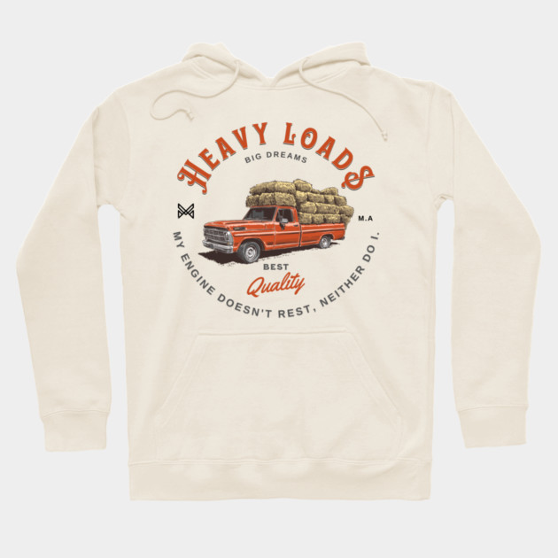 Ford Truck heavy loads Hoodie by monsalveautos