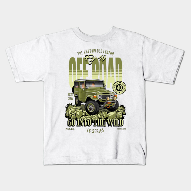 classic toyota fj Kids T-Shirt by monsalveautos