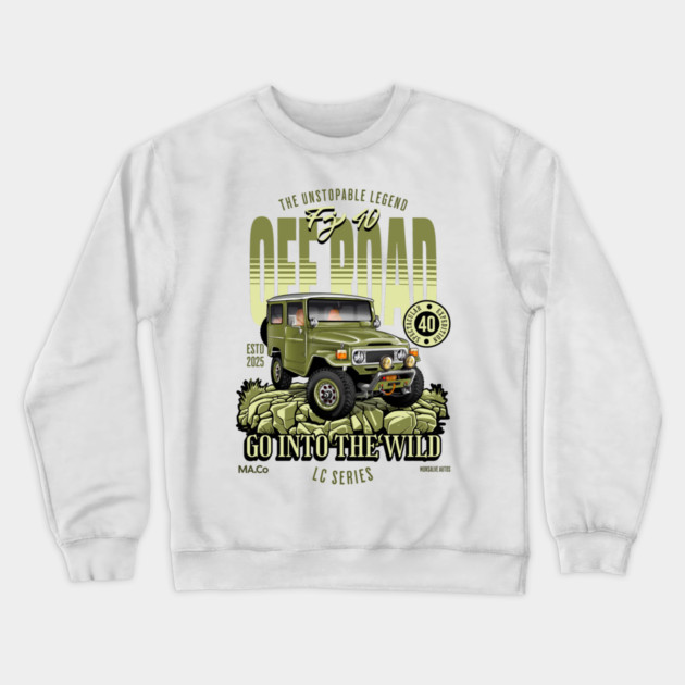 classic toyota fj Crewneck Sweatshirt by monsalveautos