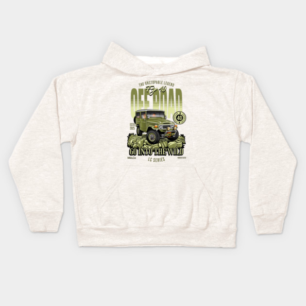 classic toyota fj Kids Hoodie by monsalveautos