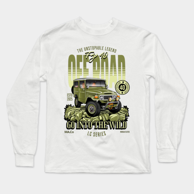 classic toyota fj Long Sleeve T-Shirt by monsalveautos