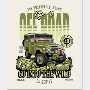 classic toyota fj Posters and Art