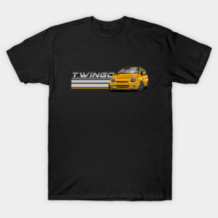 Renault Twingo yellow – Art on Wheels T-Shirt
