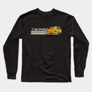 Renault Twingo yellow – Art on Wheels Long Sleeve T-Shirt