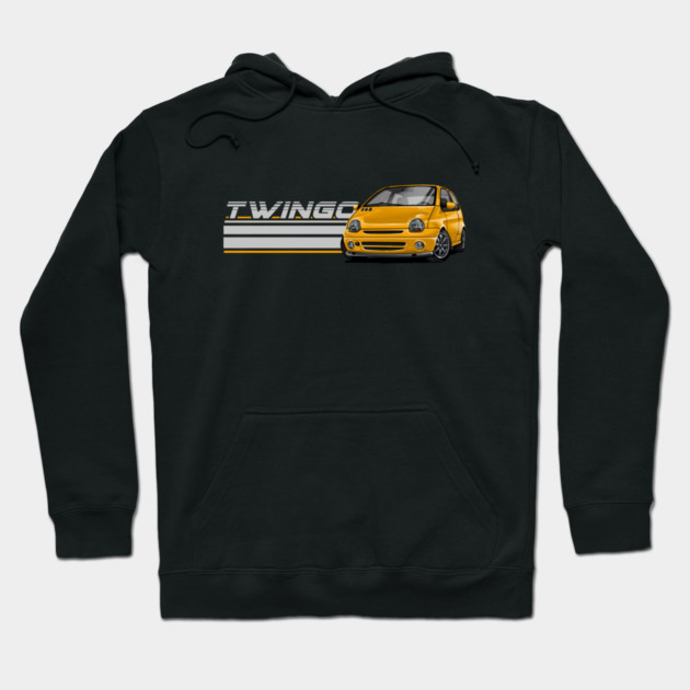 Renault Twingo yellow – Art on Wheels Hoodie by monsalveautos