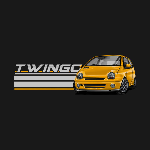 Renault Twingo yellow – Art on Wheels by monsalveautos