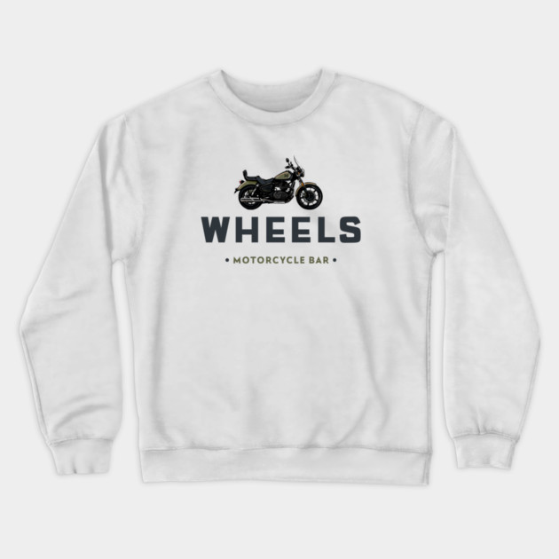 royal enfield cafe racer Crewneck Sweatshirt by monsalveautos