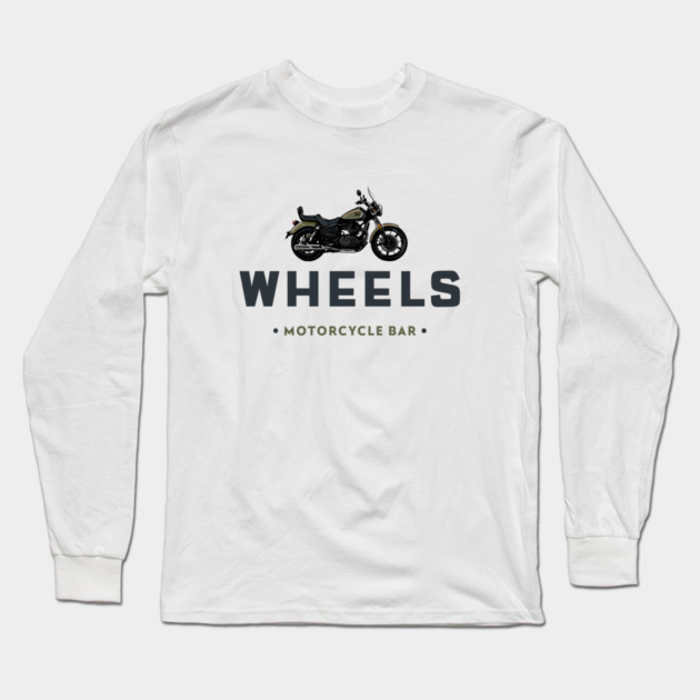 vintage wheels ROYAL ENFIELD SUPER METEOR 650 Long Sleeve T-Shirt by monsalveautos