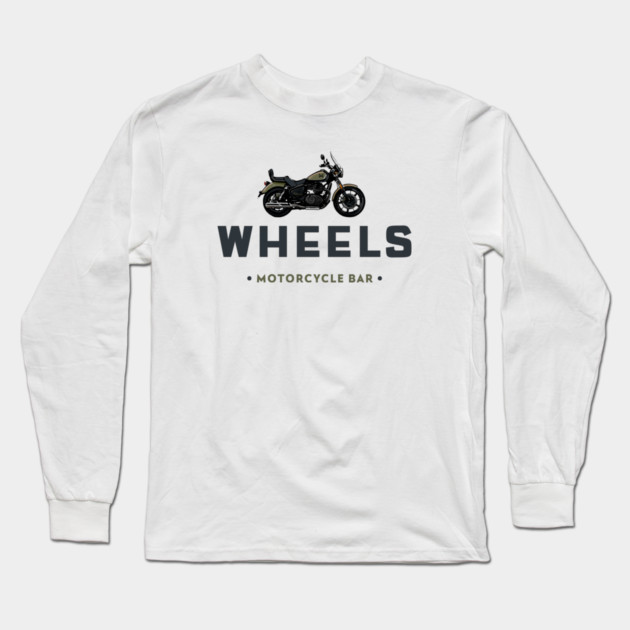 royal enfield cafe racer Long Sleeve T-Shirt by monsalveautos