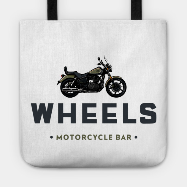 vintage wheels ROYAL ENFIELD SUPER METEOR 650 Tote by monsalveautos