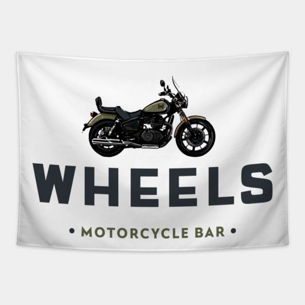 vintage wheels ROYAL ENFIELD SUPER METEOR 650 Tapestry by monsalveautos