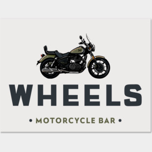 royal enfield cafe racer Posters and Art