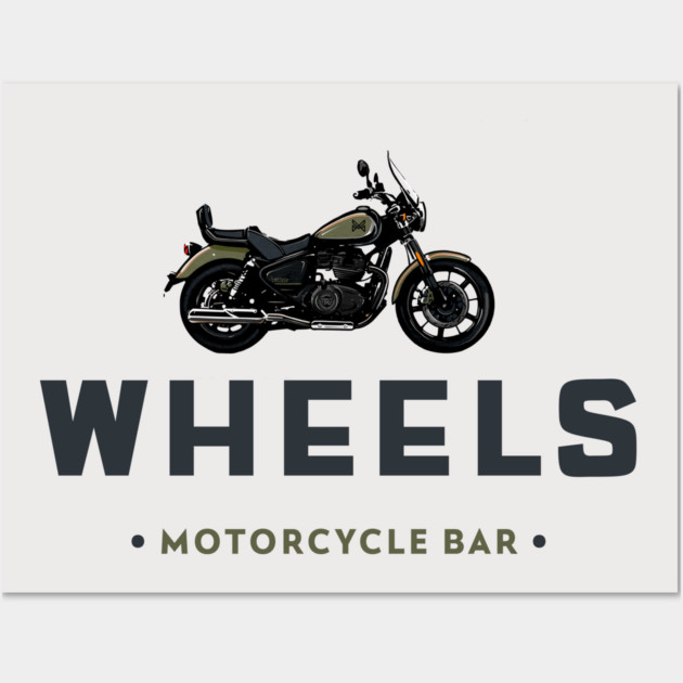 royal enfield cafe racer Wall Art by monsalveautos