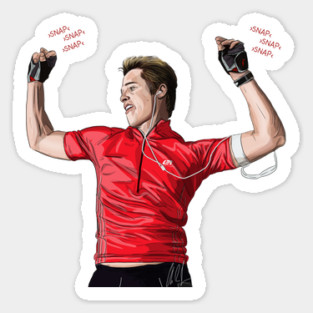 Burn After Reading: Finger Snap Dance Sticker