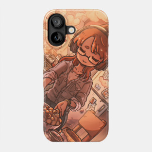 kitchen fire Phone Case