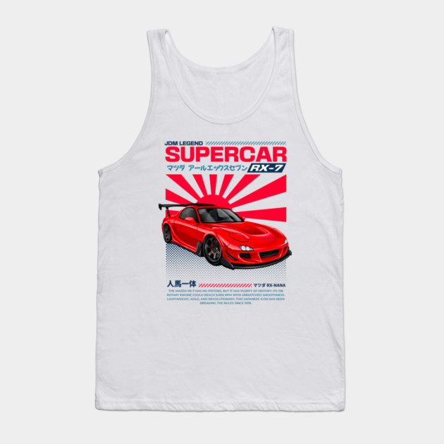 Mazda RX-7 JDM Tank Top by monsalveautos