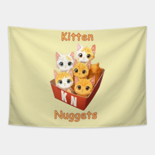 kitten nuggets Tapestry
