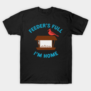 Bird Feeder Backyard Bird Watcher Birdseed Nerd T-Shirt