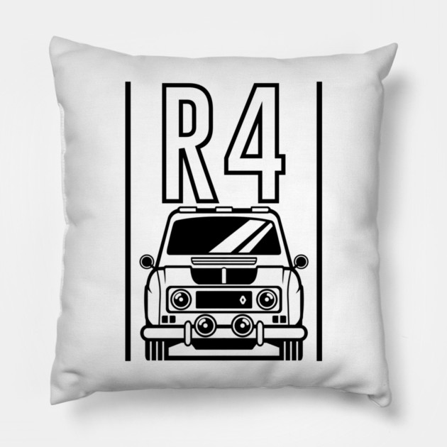 Renault 4 Classic Car | vintage cars Pillow by monsalveautos