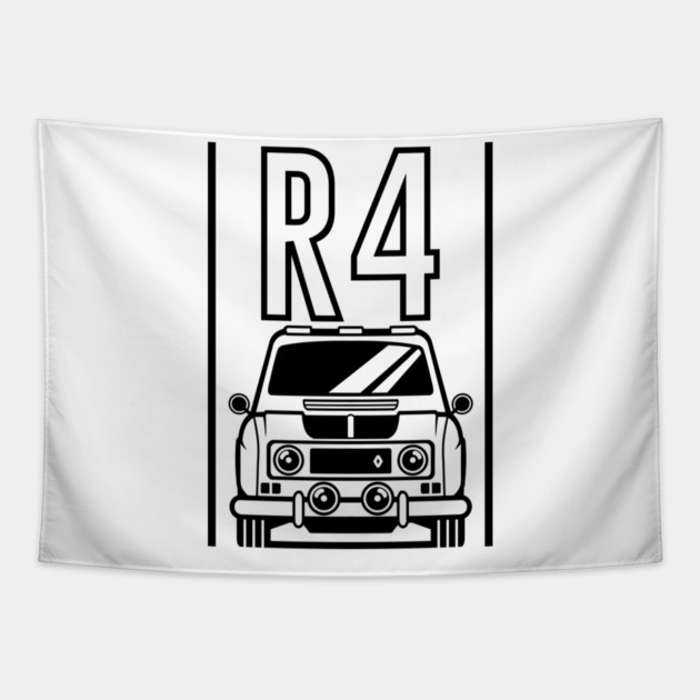Renault 4 Classic Car | vintage cars Tapestry by monsalveautos