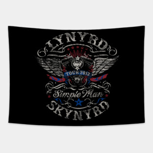 Lynyrd Skynyrd Tour 2012 Simple Man Vintage Tapestry
