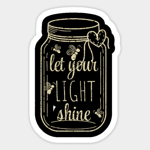 Inspirational Firefly Mason Jar Vintage Quote Design Magnet by TuncGK