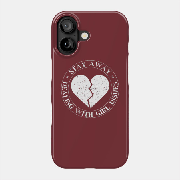 Sarcastic Grunge Broken Heart Emo Style Gift Phone Case by TuncGK