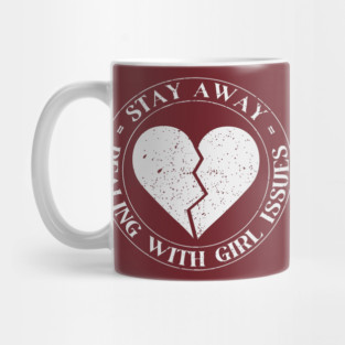 Sarcastic Grunge Broken Heart Emo Style Gift Mug